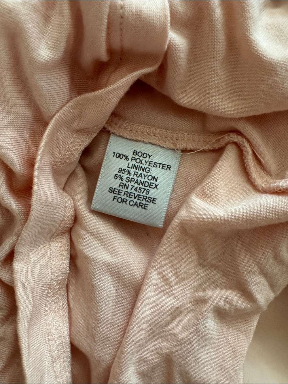Cache Peach Chiffon Blouse - Picture 3 of 5